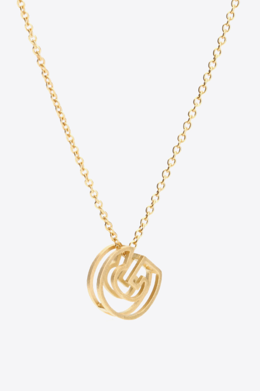 A to J Letter Pendant Nekclace