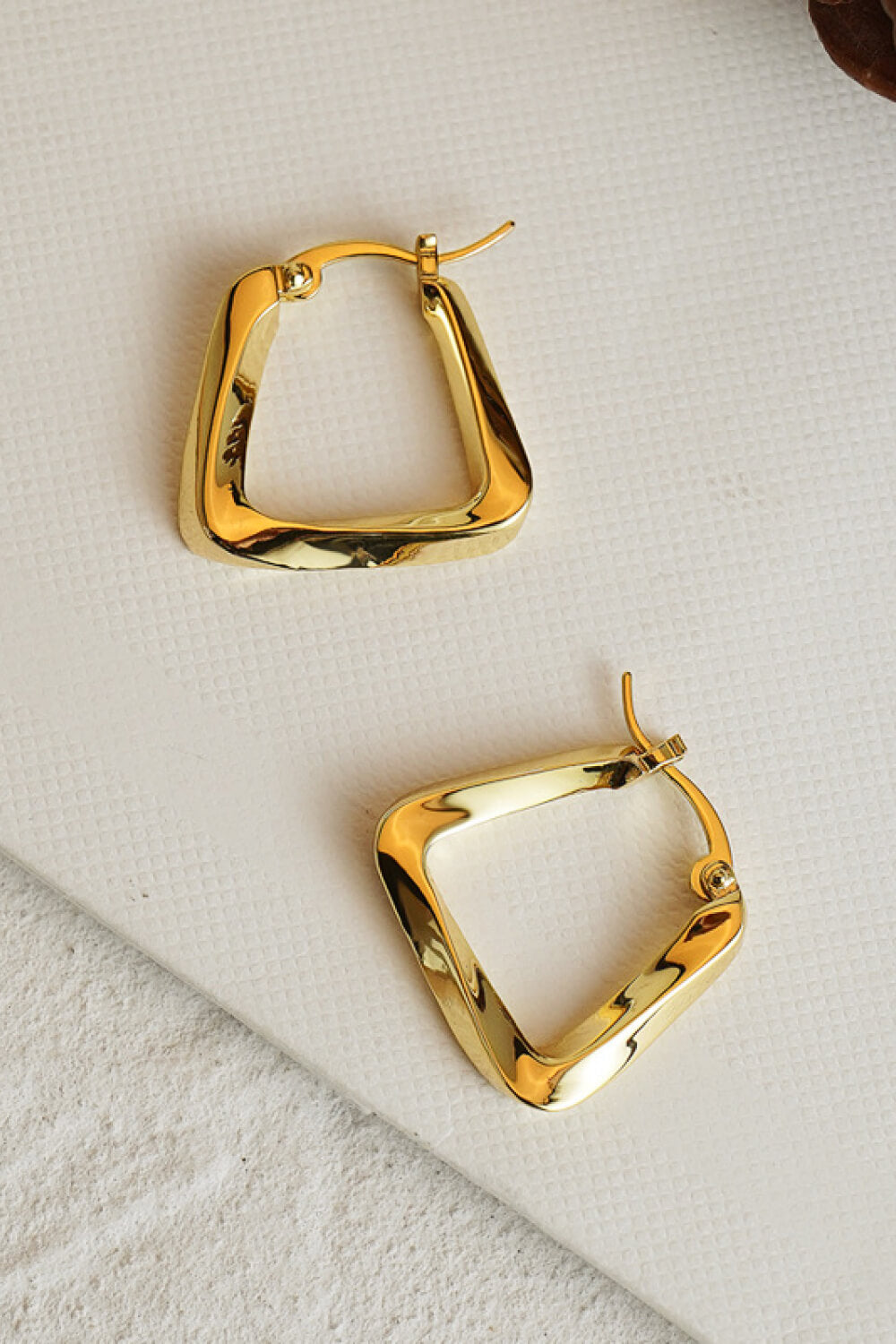 Geometric Hoop Earrings